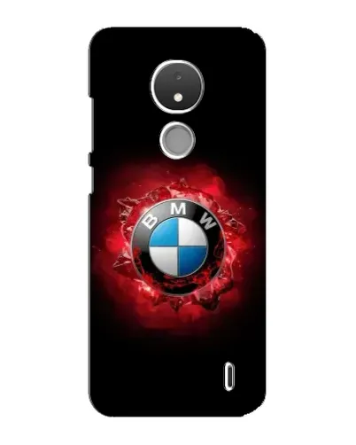 Чехол для Nokia C21 с картинкой «Логотип BMW — вспышка»