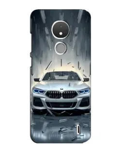 Чехол для Nokia C21 с картинкой «BMW в свете фар»