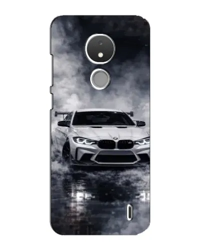 Чехол для Nokia C21 с картинкой «BMW сквозь туман»