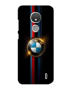 Чехол для Nokia C21 с картинкой «BMW M-Power неон»