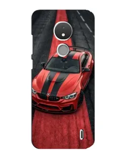 Чехол для Nokia C21 с картинкой «BMW на красной дорожке»