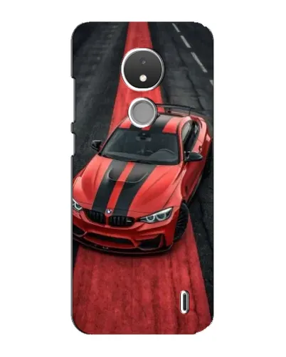 Чехол для Nokia C21 с картинкой «BMW на красной дорожке»