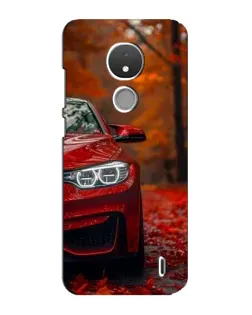 Чехол для Nokia C21 с картинкой «Осенняя BMW M4»