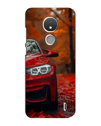 Чехол для Nokia C21 с картинкой «Осенняя BMW M4»
