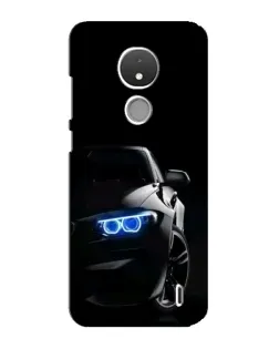 Чехол для Nokia C21 с картинкой «BMW — ночной взгляд»