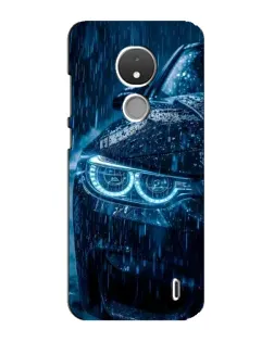 Чехол для Nokia C21 с картинкой «BMW под дождем»