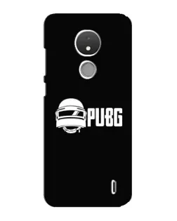 Чехол для Nokia C21 с картинкой «PUBG — классический лого»