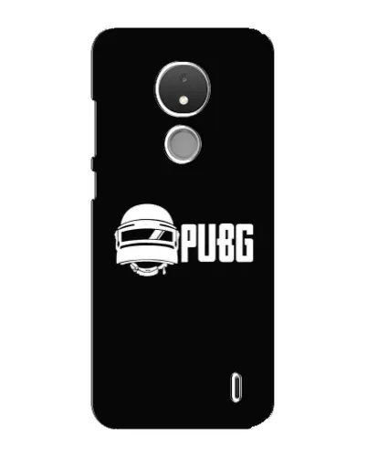 Чехол для Nokia C21 с картинкой «PUBG — классический лого»