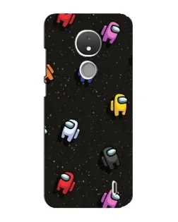 Чехол для Nokia C21 с картинкой «Космический паттерн Among Us»