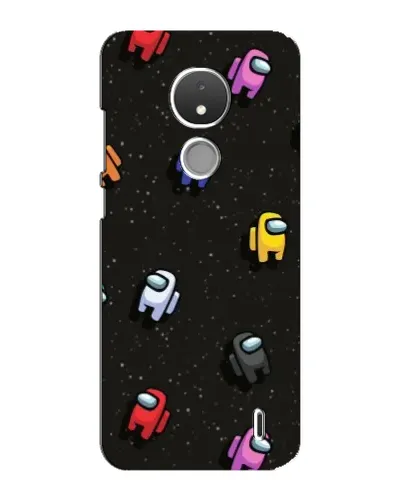 Чехол для Nokia C21 с картинкой «Космический паттерн Among Us»