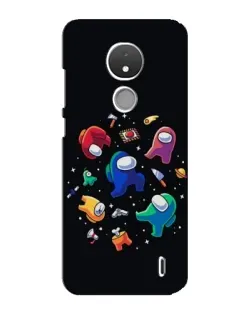 Чехол для Nokia C21 с картинкой «Among Us космос»