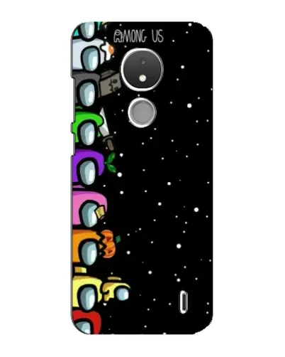 Чехол для Nokia C21 с картинкой «Команда Among Us»