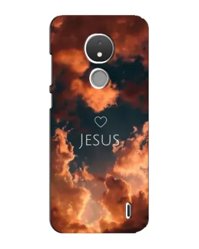 Чехол для Nokia C21 с картинкой «Сияние Имени Jesus»