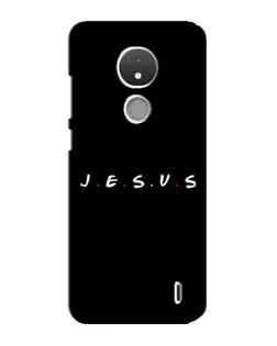 Чехол для Nokia C21 с картинкой «Точки веры J.E.S.U.S.»