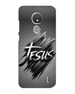 Чехол для Nokia C21 с картинкой «Надпись Jesus Graffiti»
