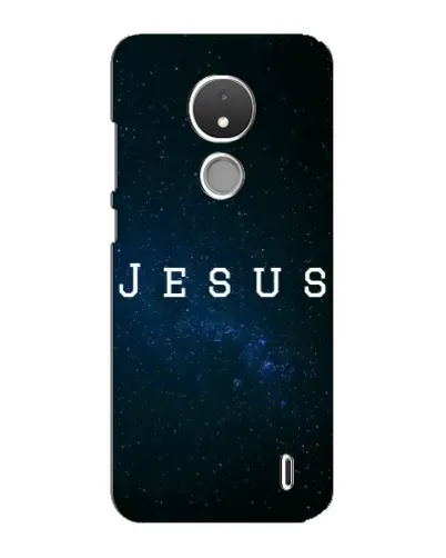 Чехол для Nokia C21 с картинкой «Звездное небо Jesus»
