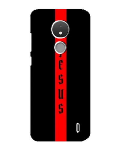 Чехол для Nokia C21 с картинкой «Красная линия веры»