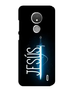 Чехол для Nokia C21 с картинкой «Меч Духа Jesus»