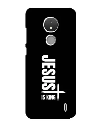 Чехол для Nokia C21 с картинкой «Вертикаль веры Jesus»