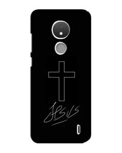 Чохол для Nokia C21 з картинкою «Графічний хрест Jesus» Чохол для Nokia C21 з картинкою «Графічний хрест Jesus»