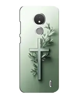 Чохол для Nokia C21 з картинкою «Оливкова гілка» Чохол для Nokia C21 з картинкою «Оливкова гілка»