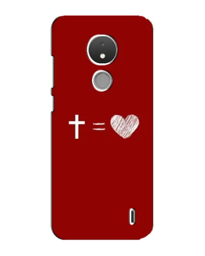 Чохол для Nokia C21 з картинкою «Рівняння любові» Чохол для Nokia C21 з картинкою «Рівняння любові»