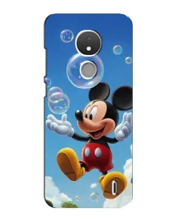 Чехол для Nokia C21 с картинкой «Mickey и мыльные пузыри» Чехол для Nokia C21 с картинкой «Mickey и мыльные пузыри»