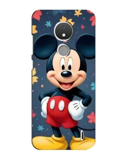 Чехол для Nokia C21 с картинкой «Осенний Mickey Mouse»