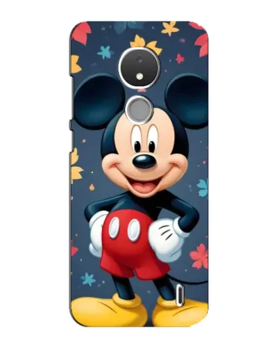 Чехол для Nokia C21 с картинкой «Осенний Mickey Mouse»