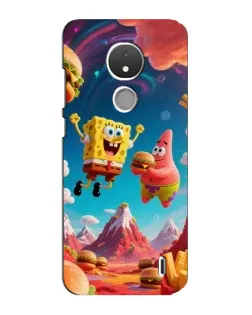 Чехол для Nokia C21 с картинкой «Космический фастфуд» Чехол для Nokia C21 с картинкой «Космический фастфуд»