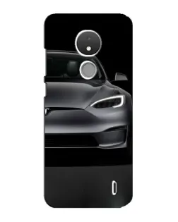 Чехол для Nokia C21 с картинкой «Tesla Model S Look»