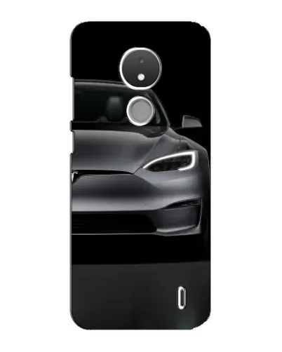 Чехол для Nokia C21 с картинкой «Tesla Model S Look»