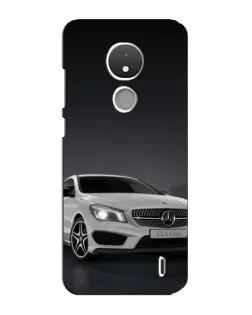 Чехол для Nokia C21 с картинкой «Mercedes AMG GT Silver»