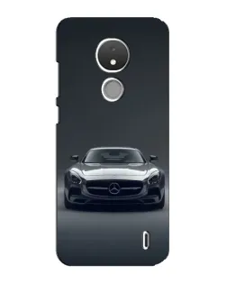 Чехол для Nokia C21 с картинкой «Mercedes на черном»