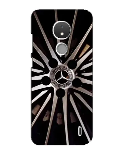 Чехол для Nokia C21 с картинкой «Диск Mercedes»