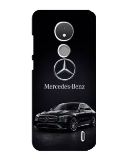 Чехол для Nokia C21 с картинкой «Mercedes — решетка радиатора»