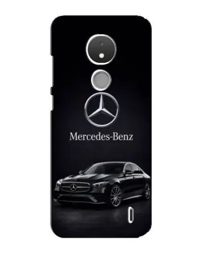 Чехол для Nokia C21 с картинкой «Mercedes — решетка радиатора»
