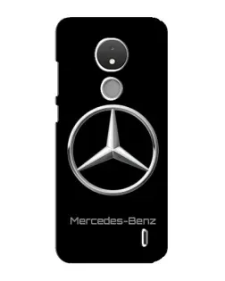 Чехол для Nokia C21 с картинкой «Mercedes Silver Logo»
