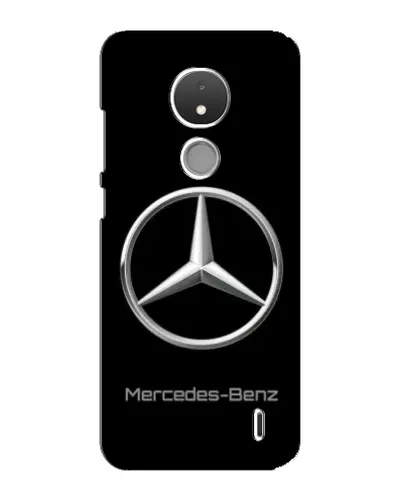 Чехол для Nokia C21 с картинкой «Mercedes Silver Logo»