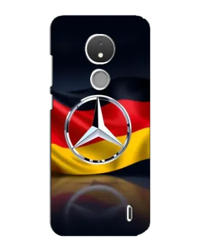 Чехол для Nokia C21 с картинкой «Mercedes — флаг Германии»