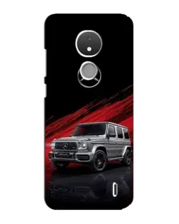 Чехол для Nokia C21 с картинкой «Mercedes G-Class красный»