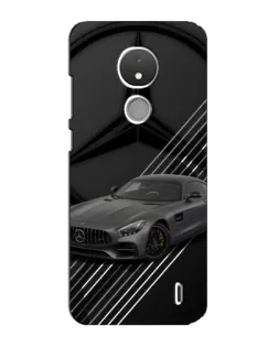 Чехол для Nokia C21 с картинкой «Mercedes AMG — графика»