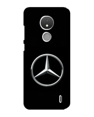 Чехол для Nokia C21 с картинкой «Mercedes классический лого»