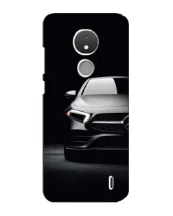 Чехол для Nokia C21 с картинкой «Свет фар Mercedes»