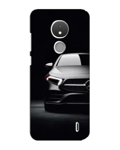 Чехол для Nokia C21 с картинкой «Свет фар Mercedes»