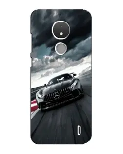 Чехол для Nokia C21 с картинкой «Гоночный Mercedes AMG»