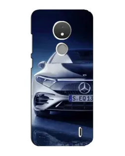 Чехол для Nokia C21 с картинкой «Mercedes EQ — будущее»