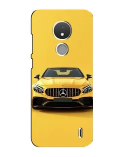 Чехол для Nokia C21 с картинкой «Желтый Mercedes GT»