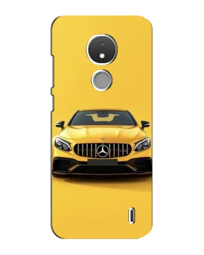Чехол для Nokia C21 с картинкой «Желтый Mercedes GT»