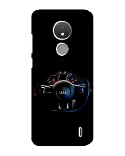 Чехол для Nokia C21 с картинкой «Салон Audi — руль» Чехол для Nokia C21 с картинкой «Салон Audi — руль»